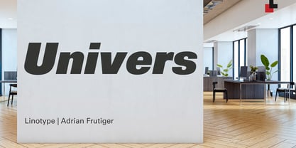 Univers Font Poster 1